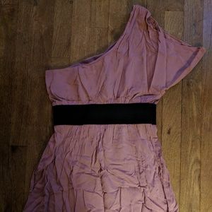 Mauve Taffy mini dress